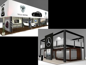 Two_Story_Trade_Show_Display-TeslaMercedesCollage