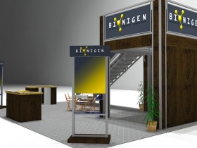 Double Deck Display Booth Rental | SI3020 Lower Middle