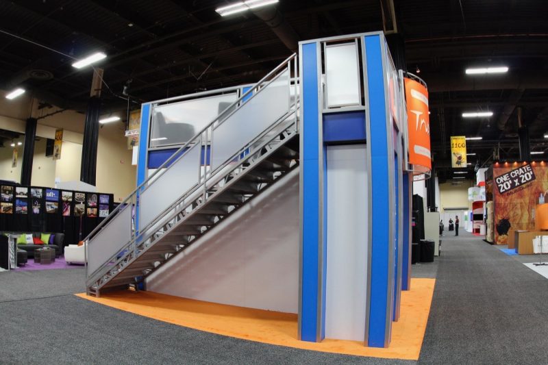 two story trade show rentals