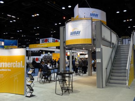 two story trade show exhibit