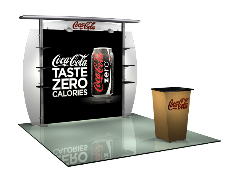 designerline classic 10 ft portable display for trade show