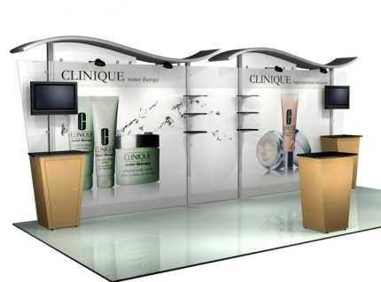 designerline classic 20 ft new design for modular booth display