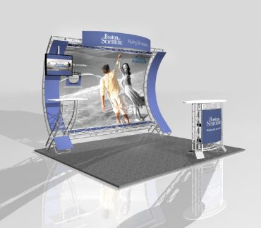 new design 10 ft booth display