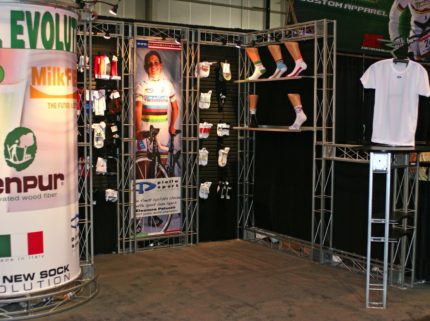 Slatwall used in trade show display