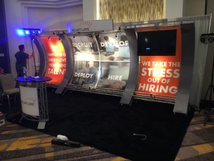 Unique Trade Show Exhibit Design with Eye Catching Graphics